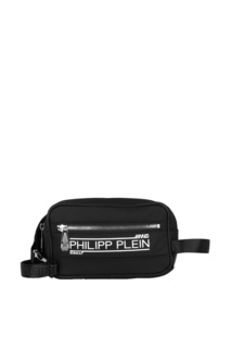 Черная поясная сумка с логотипом Philipp Plein