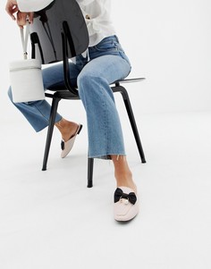 Мюли с бантиками и искусственным жемчугом Glamorous - Розовый