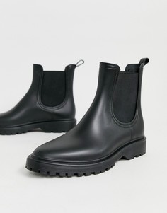 Массивные непромокаемые ботинки челси ASOS DESIGN - Черный