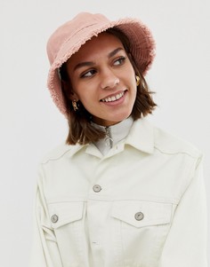 Парусиновая панама ASOS DESIGN - Розовый