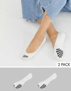 Белые невидимые носки Vans core 2k - Белый