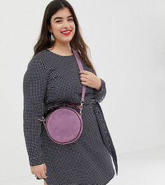 Платье в клетку с завязкой на талии Vero Moda Curve - Темно-синий