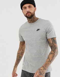 Серая футболка Nike Club Futura - Серый