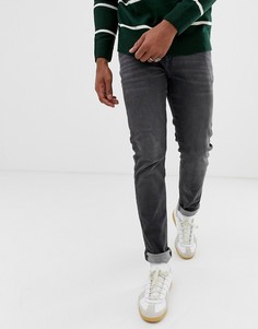 Узкие темно-серые выбеленные джинсы Celio - Серый