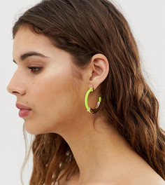 Желтые серьги-кольца Liars & Lovers - Желтый