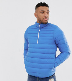 Легкая стеганая куртка синего цвета Pull&Bear - Синий