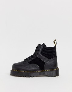 Черные кожаные ботинки на толстой подошве Dr Martens Zuma - Черный