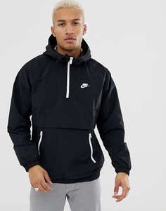 Черная тканая куртка Nike - Черный