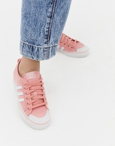 Кроссовки розового/белого цвета adidas Originals Nizza - Розовый