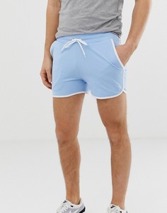 Светло-синие шорты для бега ASOS DESIGN - Синий