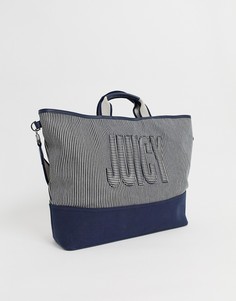Сумка-тоут с логотипом Juicy Couture - Темно-синий