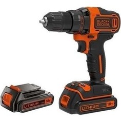 Аккумуляторная дрель-шуруповерт Black+Decker BDCDD186KB