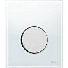 Панель смыва для писсуара TECE loop Urinal стекло белое, клавиша хром глянцевый (9242660)