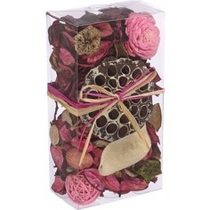 Набор сухоцветов ВеЩицы из натуральных материалов, с ароматом розы, Д200 Ш105 В60, короб