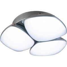 Потолочная светодиодная люстра с пультом IDLamp 307/3PF-LEDSilver