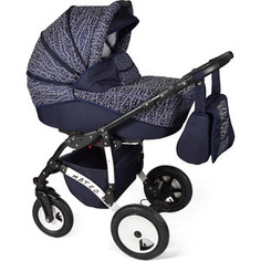 Коляска 2 в 1 Alis MATEO 17 Ma 27 (т.синий джинс)