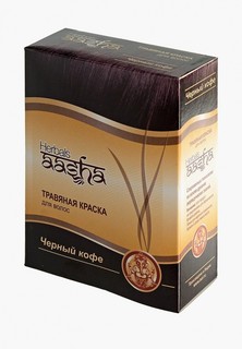 Краска для волос Aasha Herbals Травяная Черный кофе, 60 г