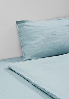 Постельное белье Евро Seta Лён De Lux Aqua Sprill