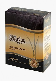 Краска для волос Aasha Herbals травяная, черная, 60 г