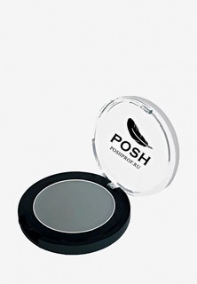 Тени для век Posh №3 Монохромные Мелкодисперсные высокопигментированные Влагостойкие "Шиншилловый" 3,5