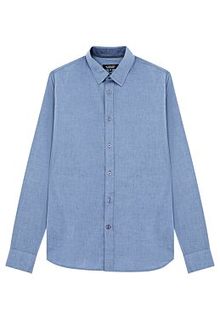 Однотонная рубашка Al Franco