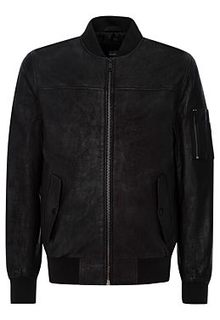 Кожаный бомбер Jorg Weber