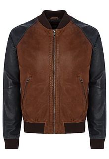 Кожаный бомбер Urban Fashion for men