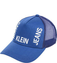 Хлопковая бейсболка с сетчатой вставкой Calvin Klein