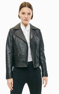 Куртка косуха из натуральной кожи Karl Lagerfeld