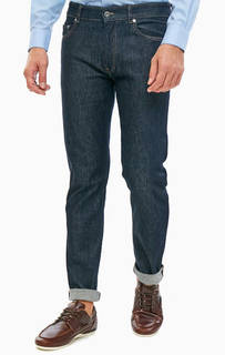 Зауженные синие джинсы со стандартной посадкой Lacoste