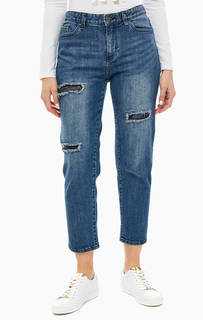 Рваные джинсы бойфренд со стандартной посадкой J06 Armani Exchange