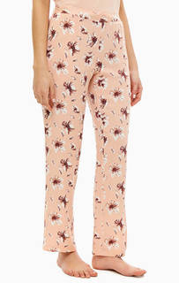 Домашние брюки из вискозы с цветочным принтом Calvin Klein