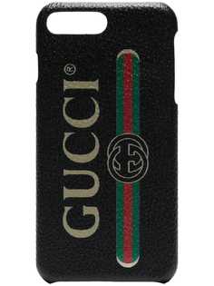 Gucci чехол для iPhone 8+ с логотипом