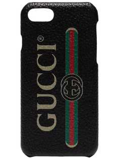 Gucci чехол для iPhone 8 с принтом логотипа