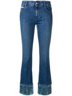 Stella McCartney джинсы с бахромой