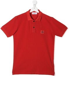 Stone Island Junior рубашка-поло с логотипом