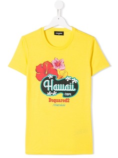 Dsquared2 Kids футболка с принтом Hawaii