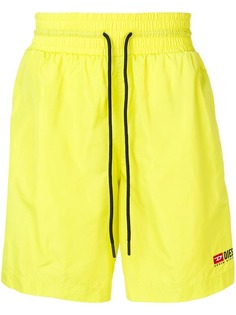 Diesel nylon shorts with contrasting bands