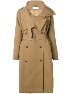 Closed двубортное пальто с поясом