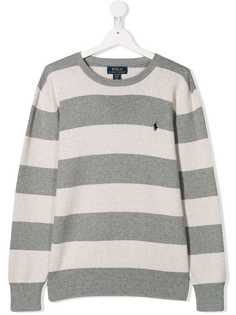 Ralph Lauren Kids трикотажный джемпер в полоску