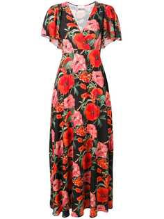 Aniye By длинное платье с цветочным принтом