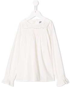 Touriste shirred panel blouse