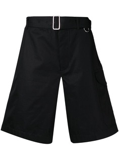 Alexander McQueen шорты до колен с поясом