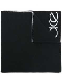 Versace шарф с логотипом вязки интарсия