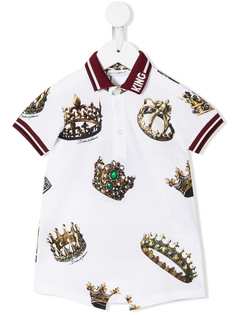 Dolce & Gabbana Kids crown print body