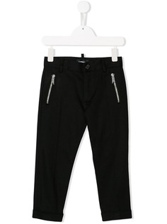 Dsquared2 Kids tailored zip chinos