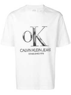 Calvin Klein Jeans Est. 1978 футболка с принтом логотипа