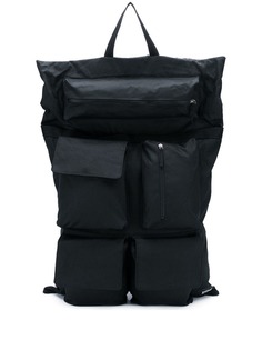 Raf Simons oversized black backpack