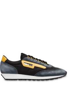 Prada кроссовки со вставками