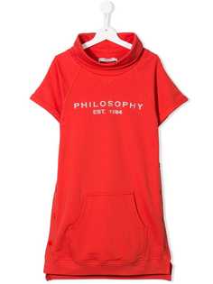 Philosophy Di Lorenzo Serafini Kids платье со свободным воротом
